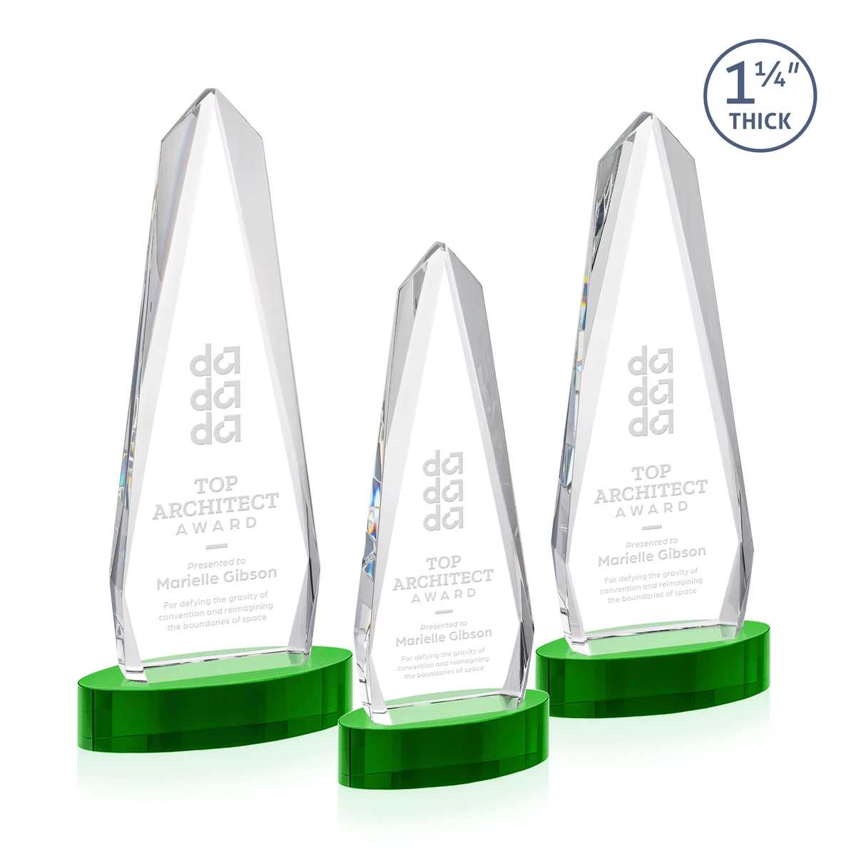 Cheswick Award on Alberton Base - Green 1