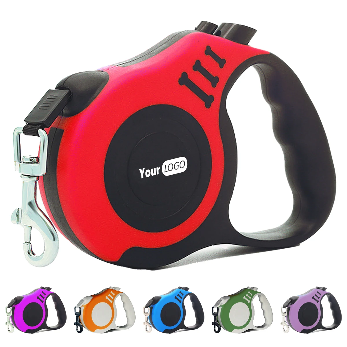 Plastic Stylish And Reliable Retractable Dog Leash 1