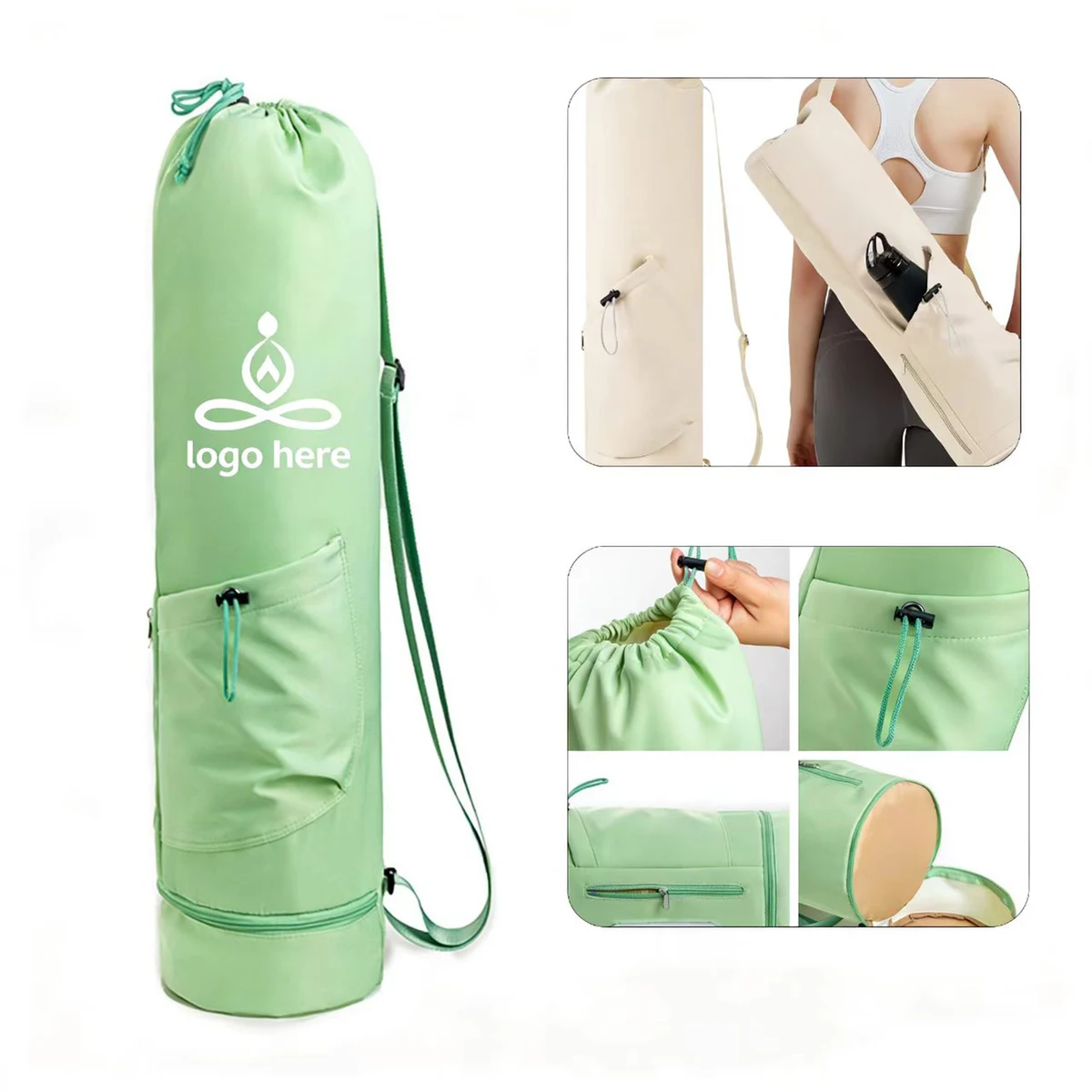 Yoga Mat Bag with Pockets 1
