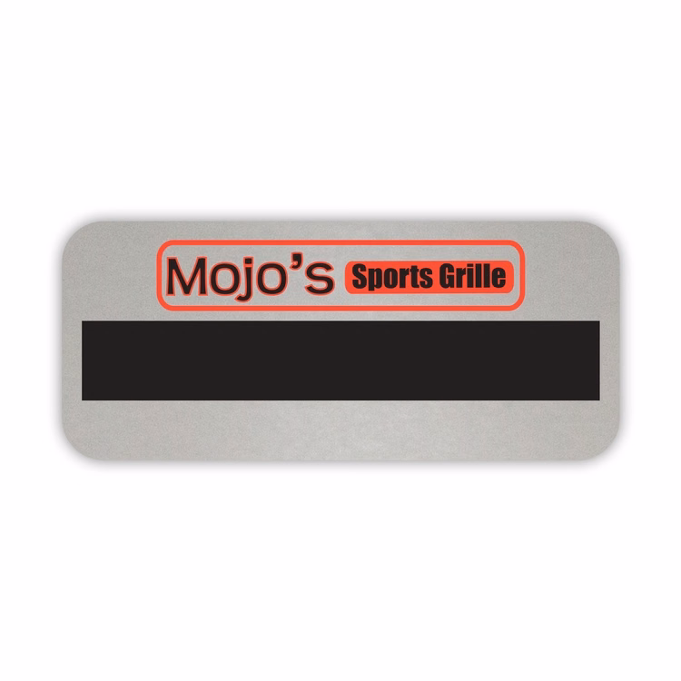 Aluminum Window Badges (1.5"X3.5") Rectangle