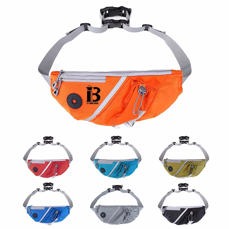 Dog Pull-free Sports Waist Bag Pockets