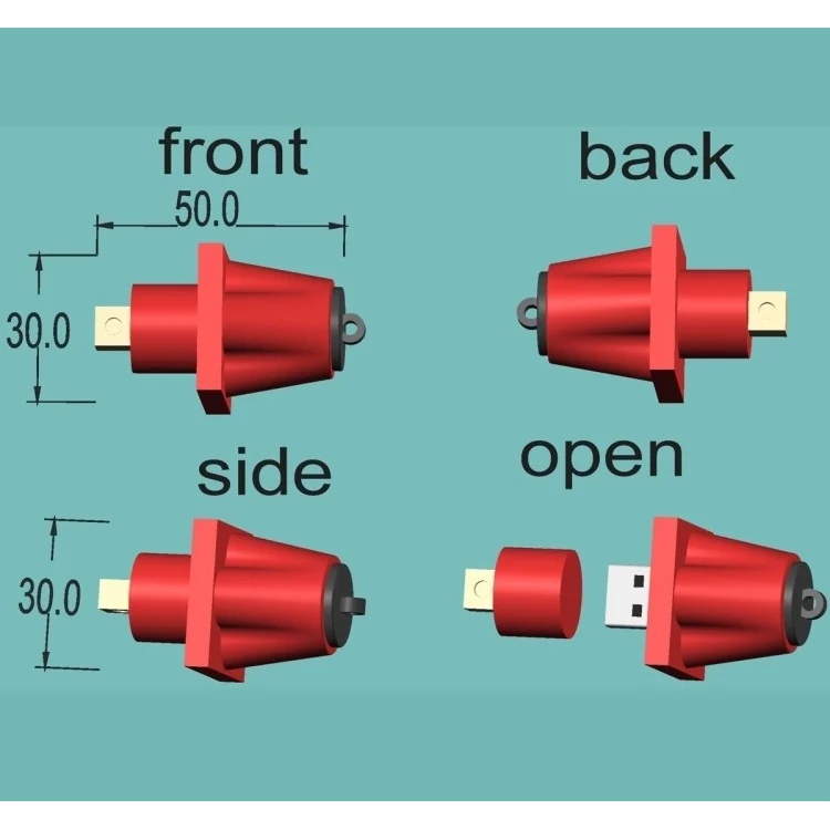 custom USB flash drivers 4 GB 1