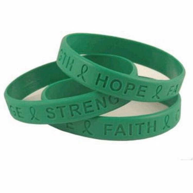 Deboss Logo Wristband, Silicone Bracelet