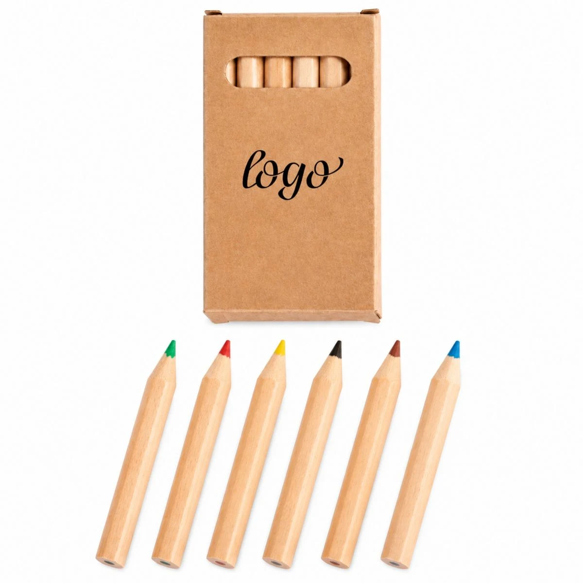 Kraft Box Coloring Pencil Set 1