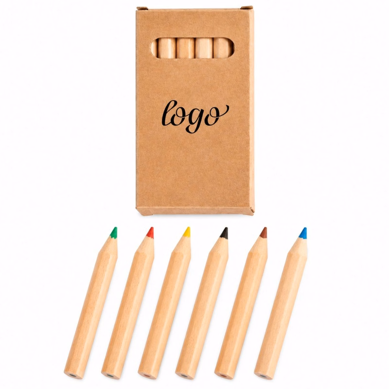 Kraft Box Coloring Pencil Set