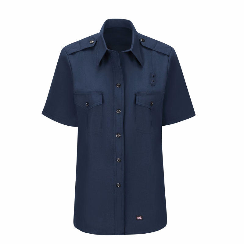 Workrite® Fire Service Women's Non-FR 100% Cotton Classic Short Sleeve Fire Chief Shirt