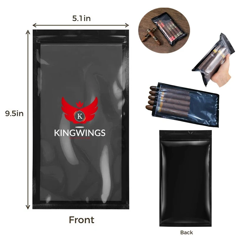 5 Cigars Plastic Cigar Humidor Packaging Bags 1