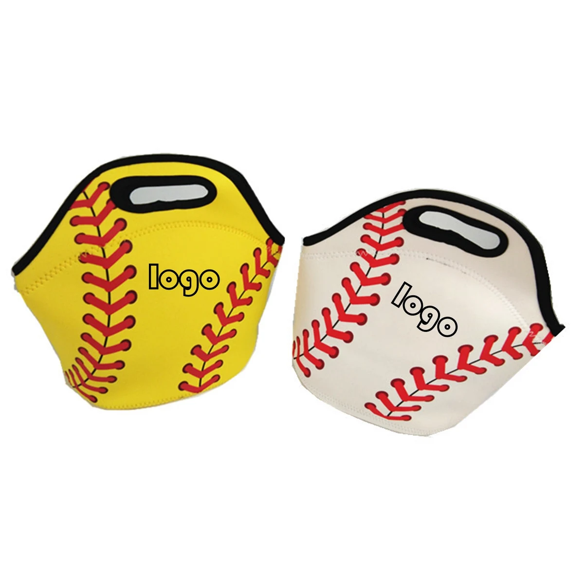 Neoprene Baseball Shaped Lunch Bag (direct import) 1