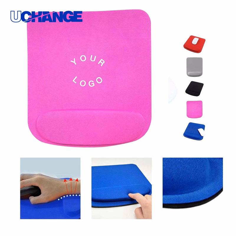 Square Mouse Pad Mat with Air Mesh Wrist Support