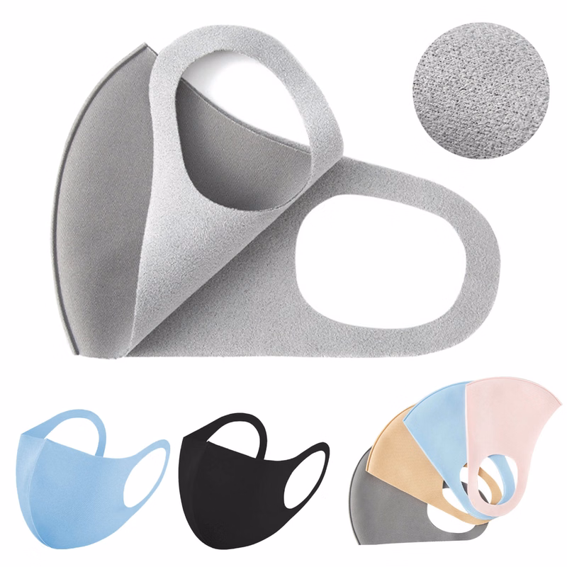 Reusable Suede Face Mask