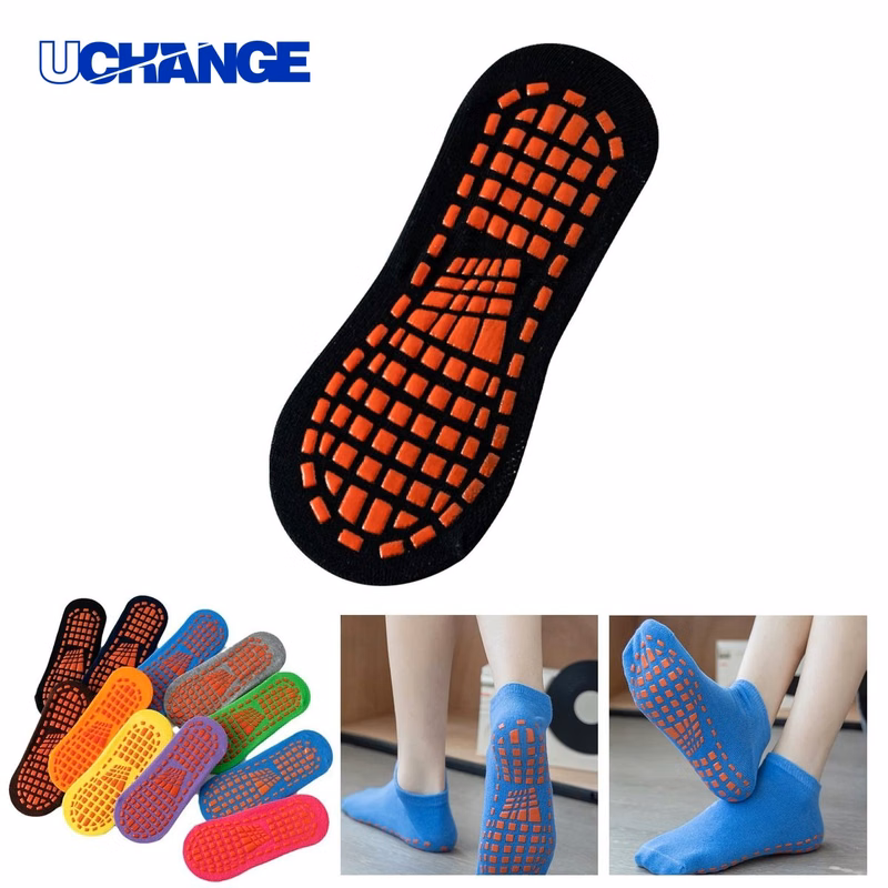 Trampoline Socks Non Slip Polyester 8.2" for Training