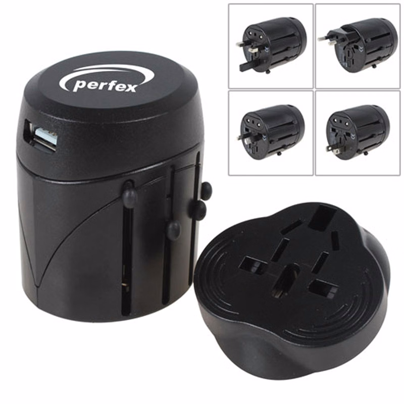 International Travel Converter Adapter W/ USB Port