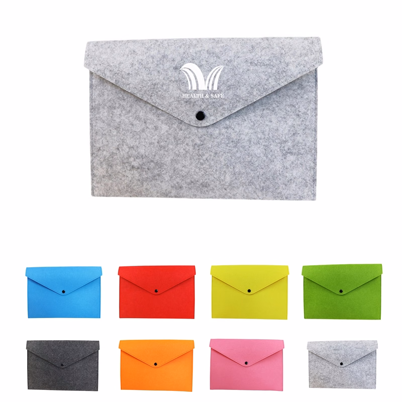 Felt File Folder Organizer Envelopes Durable Document Bag