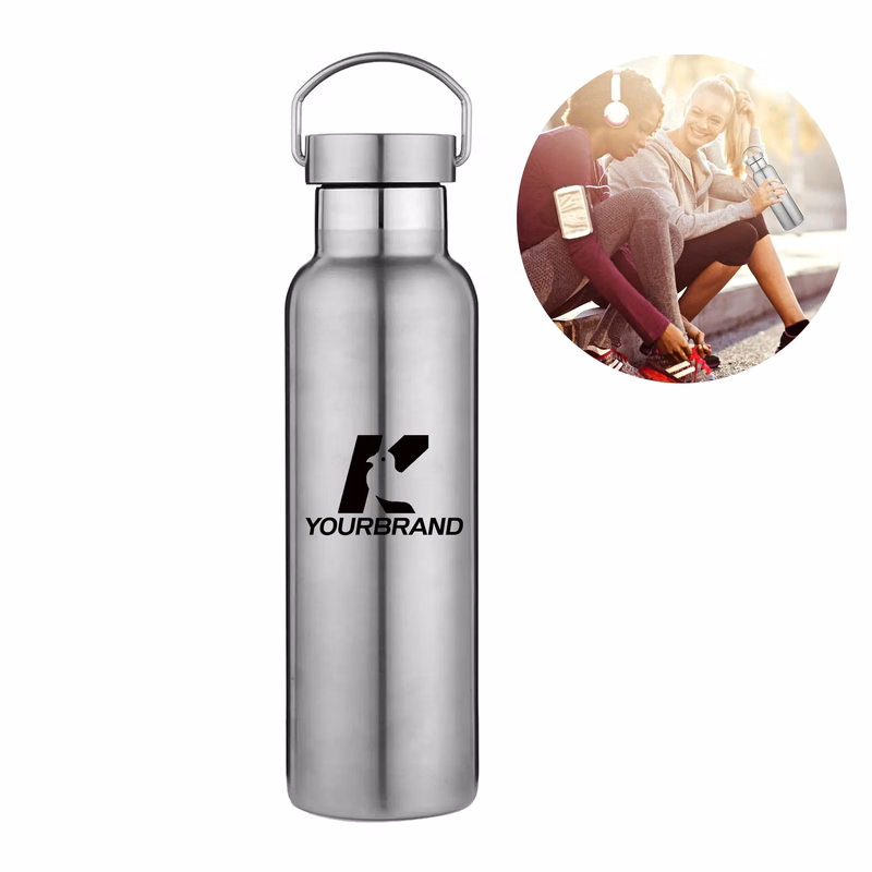 17oz Double Wall Stainless Steel Water Bottles with Handle