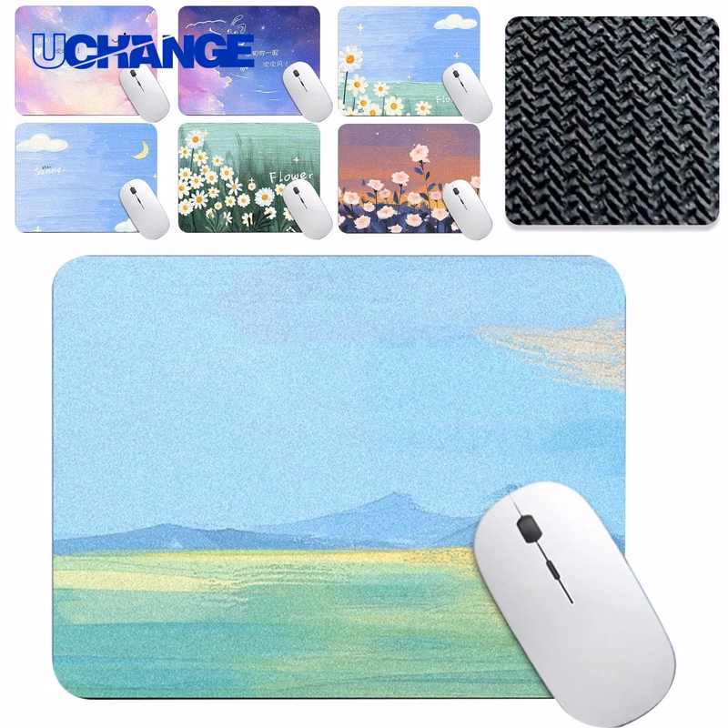 PU Leather Sublimated Mouse Pad Mat for Branding