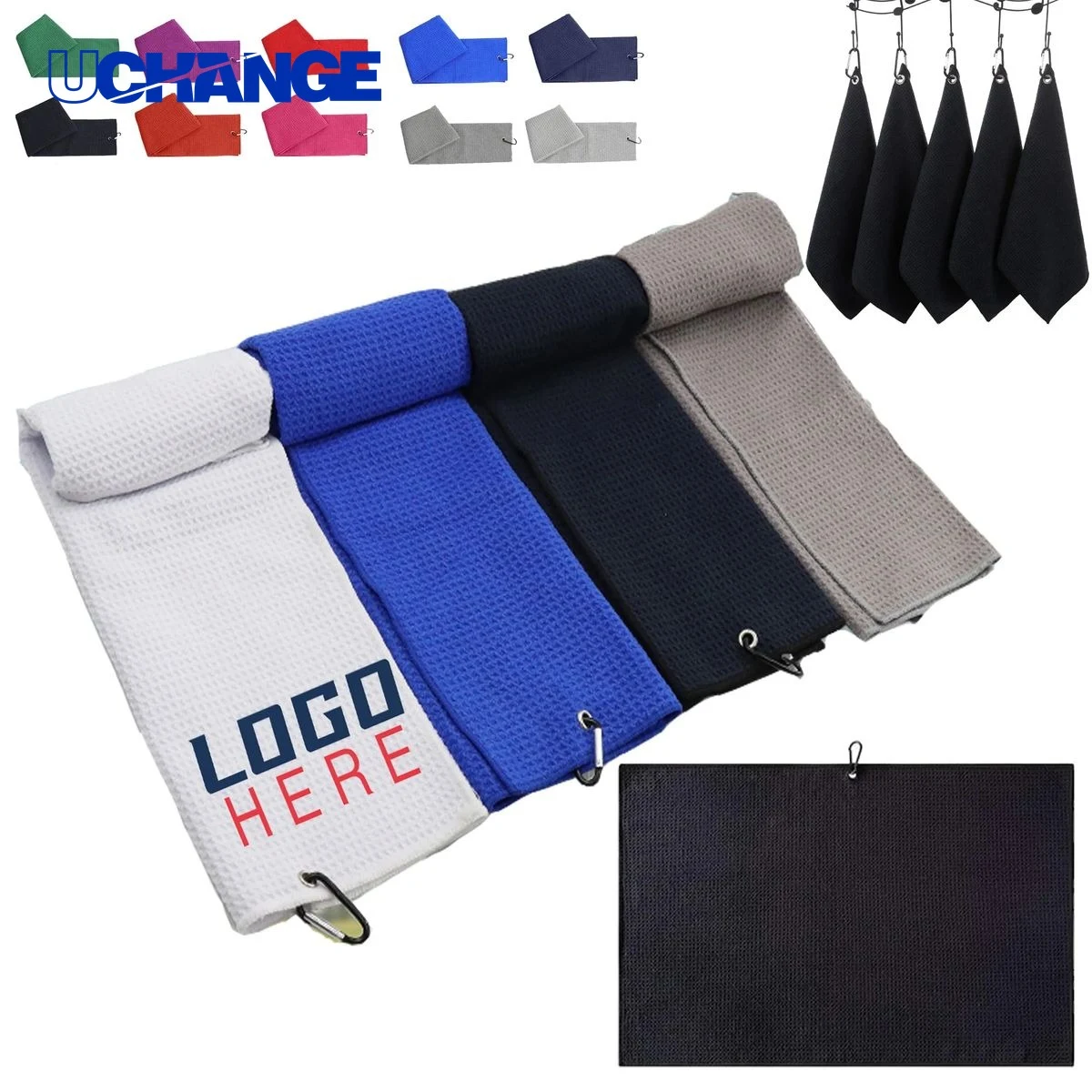 Microfiber Golf Towel with Hook 1