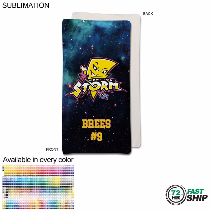 72 Hr Fast Ship - Team Blanket in Ultra Soft and Smooth Microfleece, 30x60, Stadium size