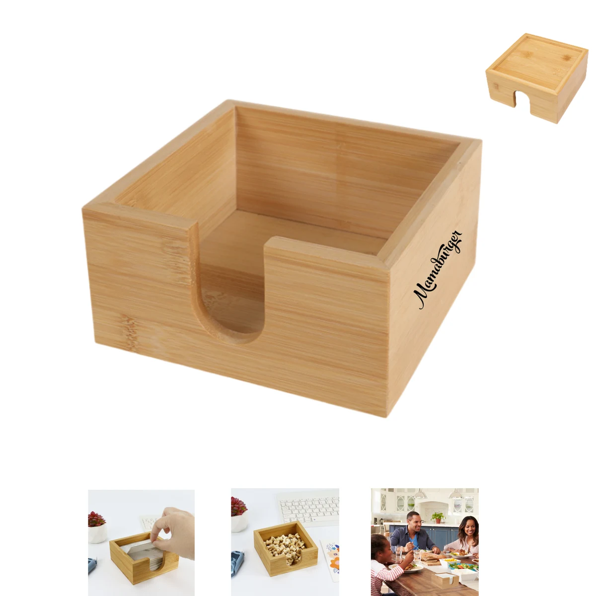 Bamboo Napkin Holder 1