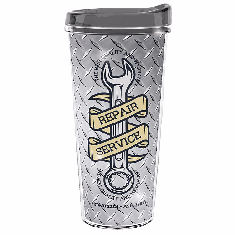22 oz. "Diamond Plate" Shelby Tumbler
