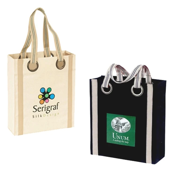 RING COTTON CANVAS TOTE 1
