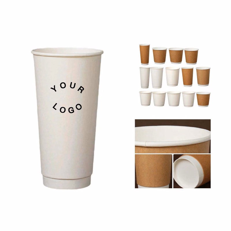12 oz Insulated Coffee Cups with Double Layer Paper