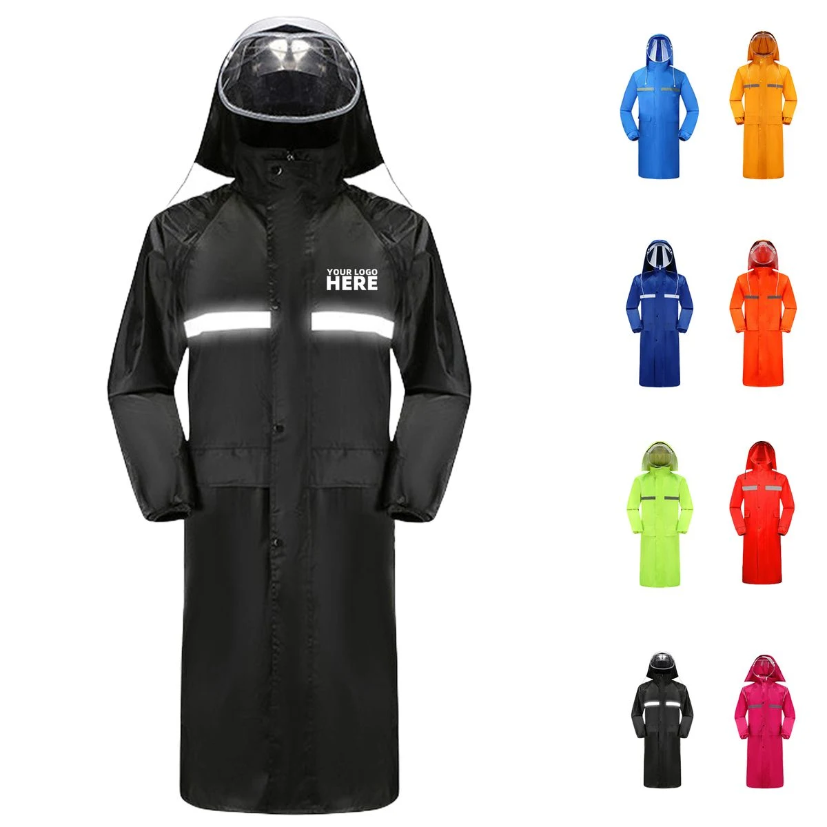 Hooded Raincoat 1