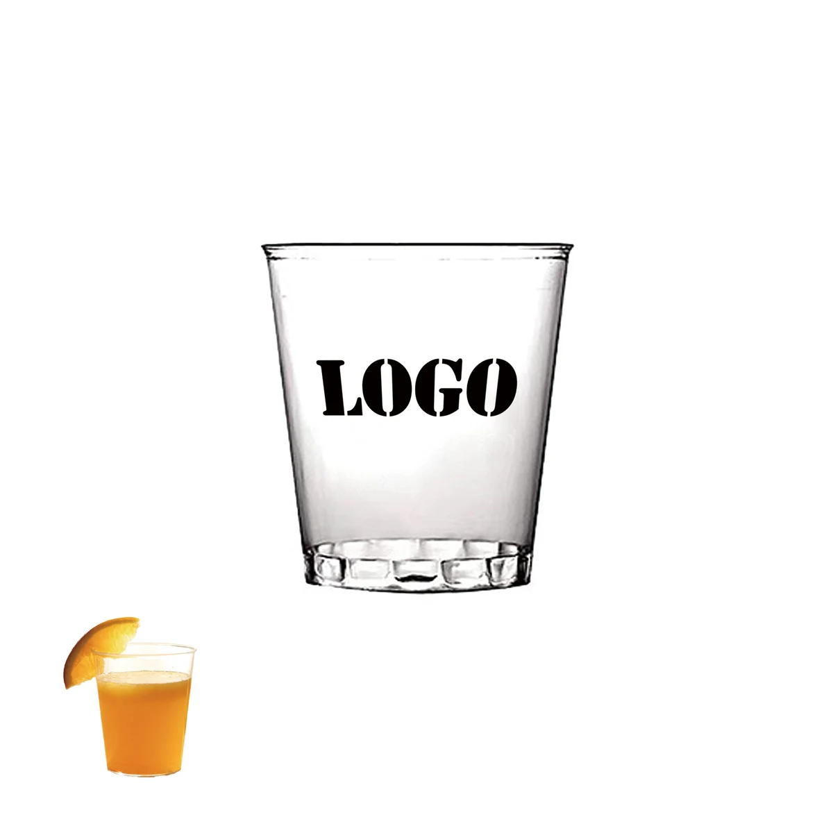 1 Oz Disposable Hard Plastic Tasting Cup 1