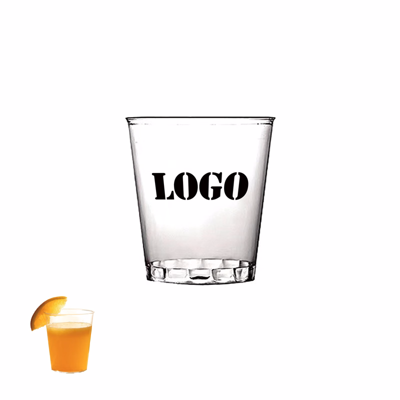 1 Oz Disposable Hard Plastic Tasting Cup