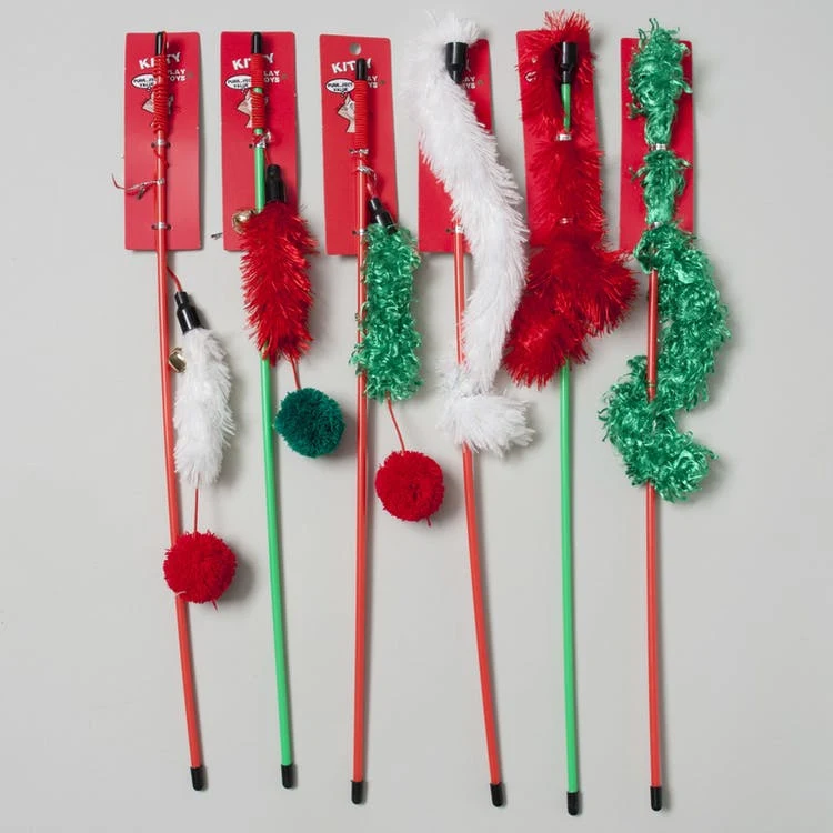 Christmas Cat Toy Wands - 6 Designs 1