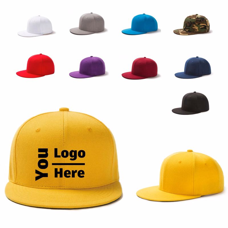 Customizable Flat-brimmed Hat