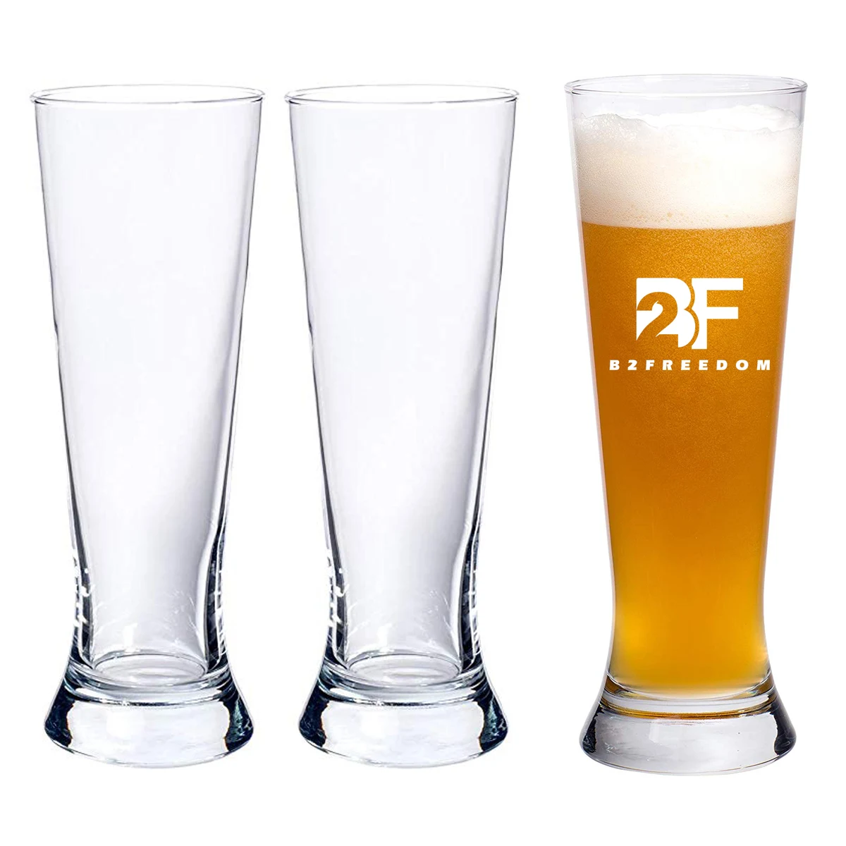 Nucleated Pilsner Glasses 1