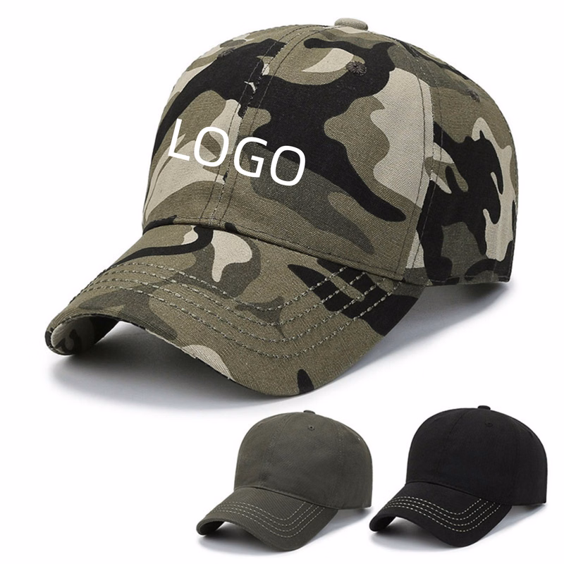 Cotton Camo Baseball Headwear
