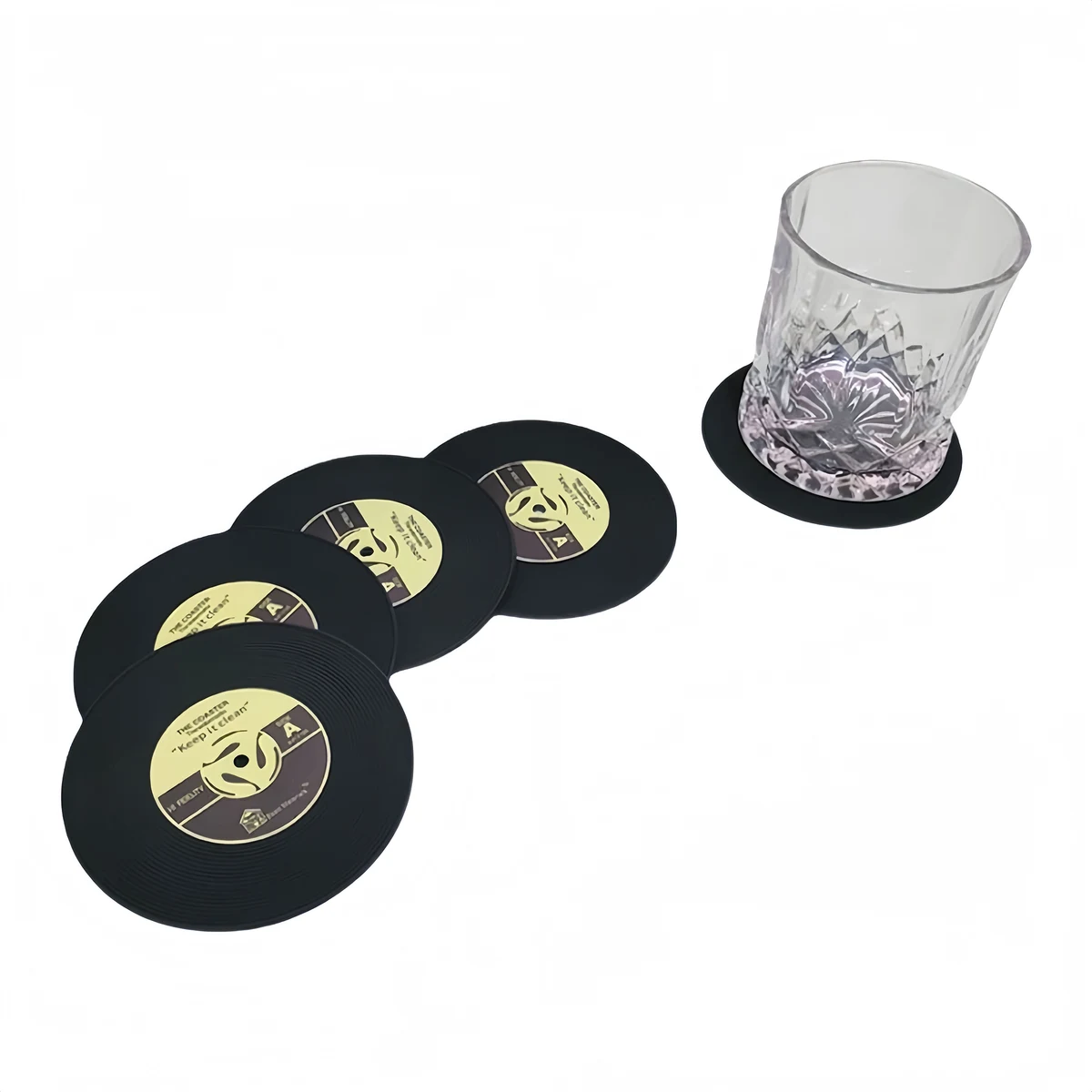 Record Coasters for Drinks 1