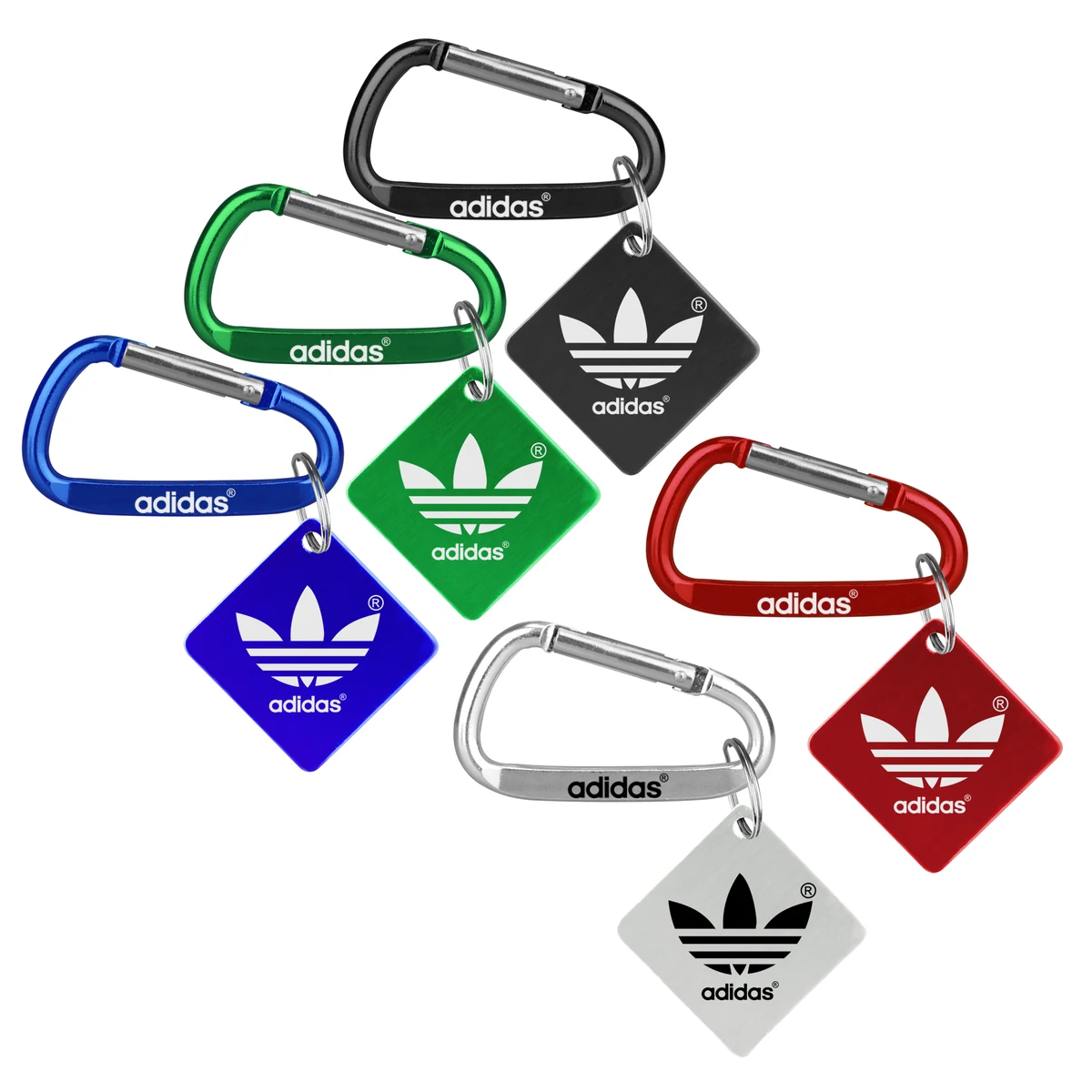 Aluminum Key Holder & Dog Tag with Carabiner 1