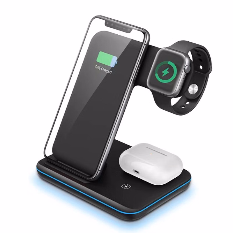 3 in 1 15W Fast Wireless Charger Station