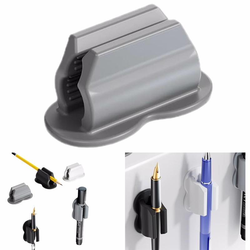 Pen Holder, Adhesive Pencil Pen Holder for Desk & Wall