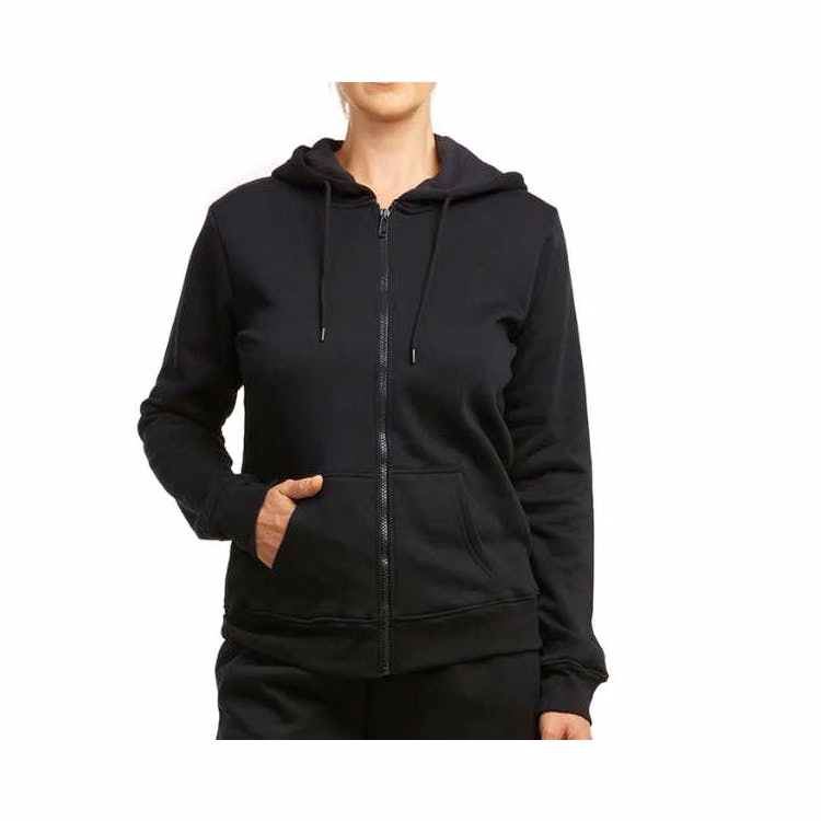 Sofra Ladies Fleece Jackets Black Small