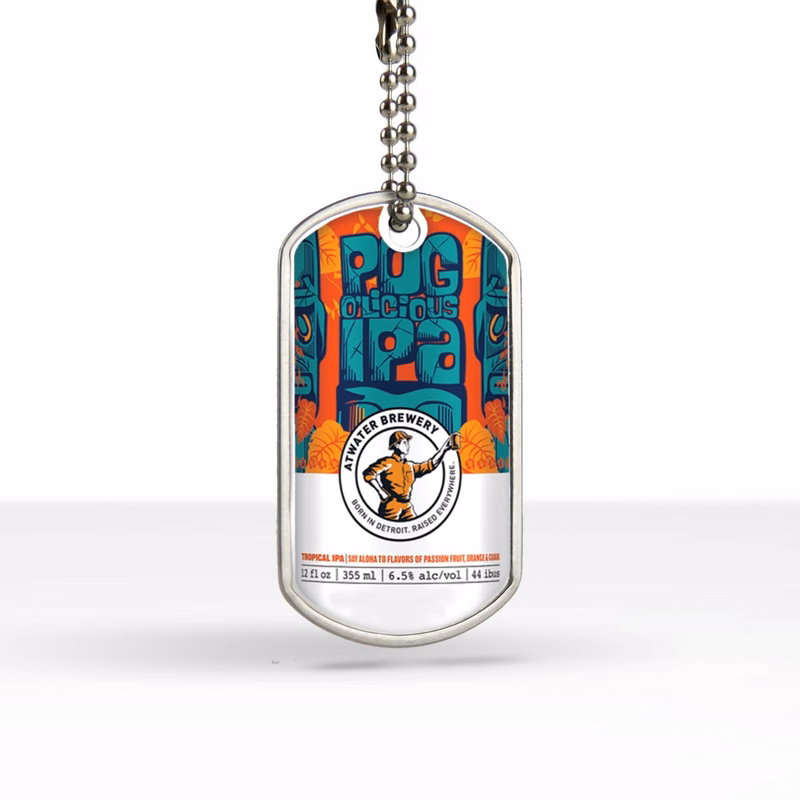Stock Steel Dog Tag