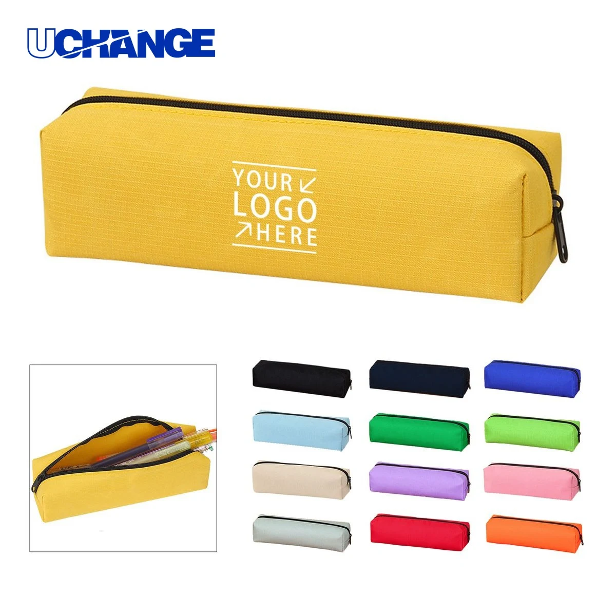 Waterproof Oxford Zipper Pencil Case Organizer 1