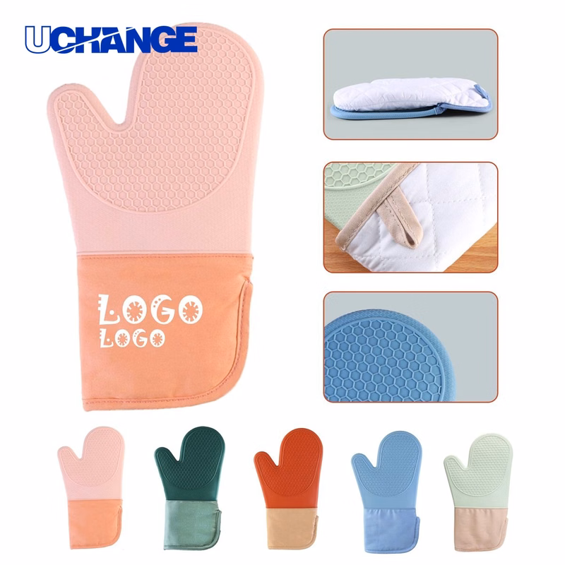 Kitchen Heat Protection Mitts Set