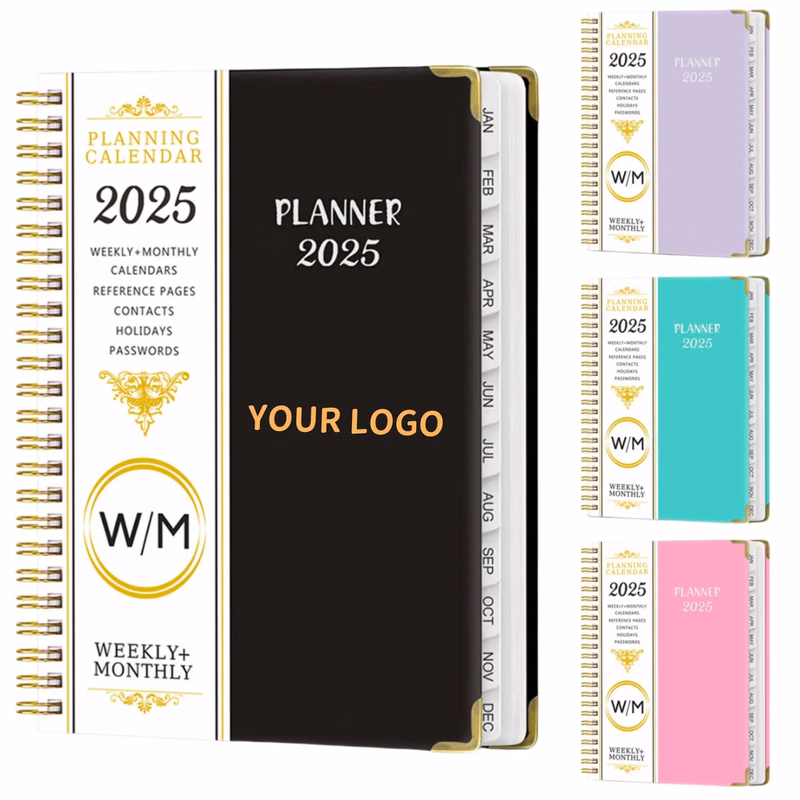 A5 2025 Weekly and Monthly Planner Calendar