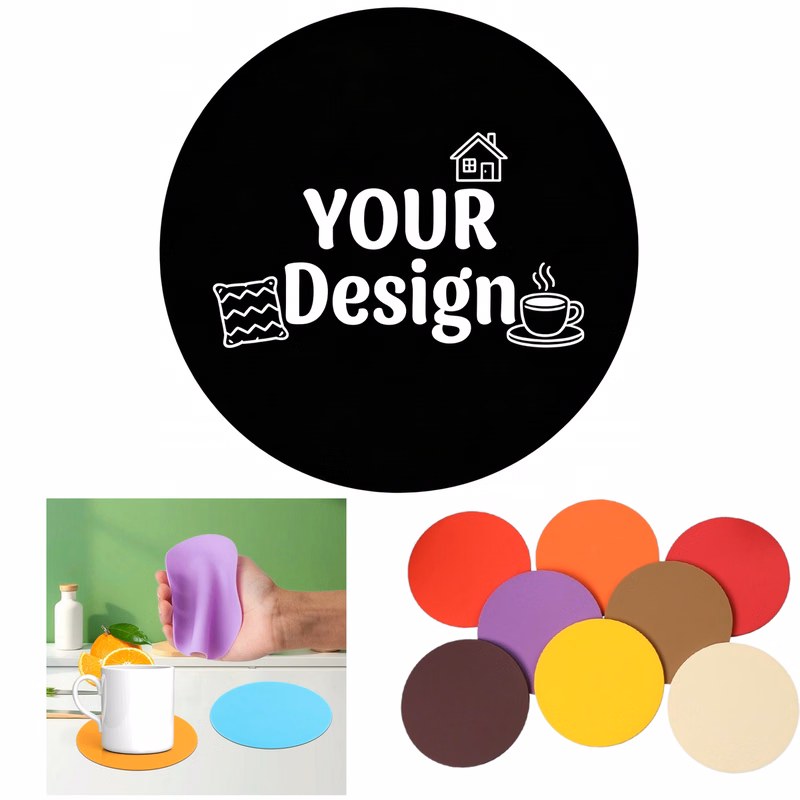 3.5" Silicone Coaster & Bottle Opener