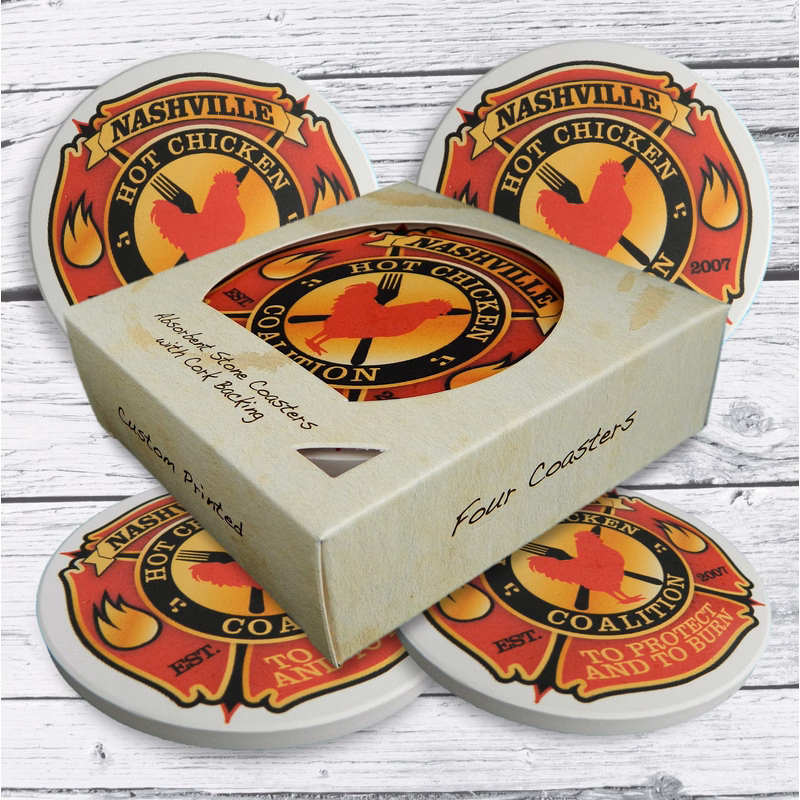 4 Round Coaster Box Set