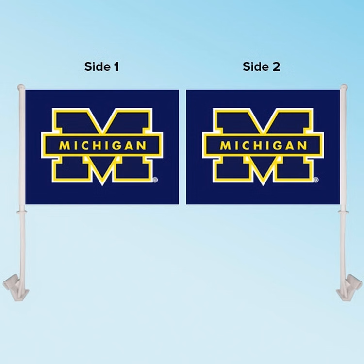 11x15 Custom Printed Window Car Flag - Double Sided