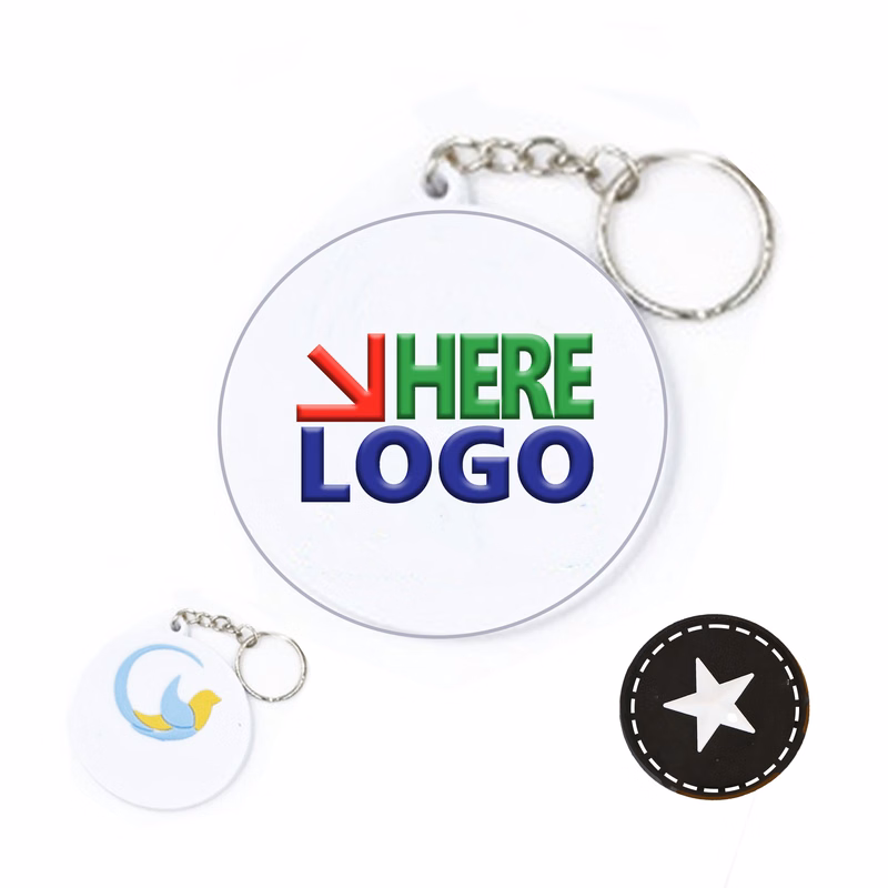 2" Soft 2D PVC Keychain Custom  MOQ 50