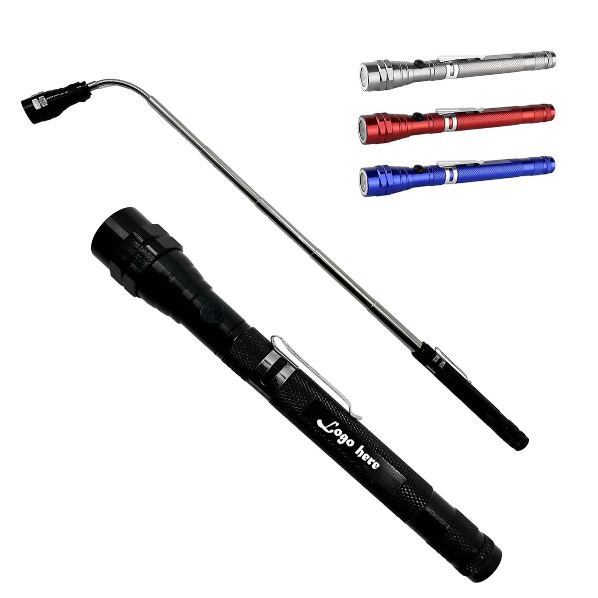 Retractable Magnetic LED Flashlight 1