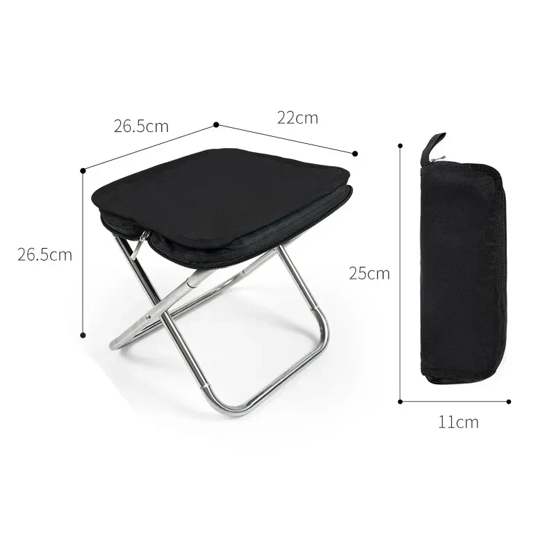 Outdoor Stainless Steel Folding Chair Hand Bag 1
