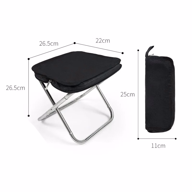 Outdoor Stainless Steel Folding Chair Hand Bag