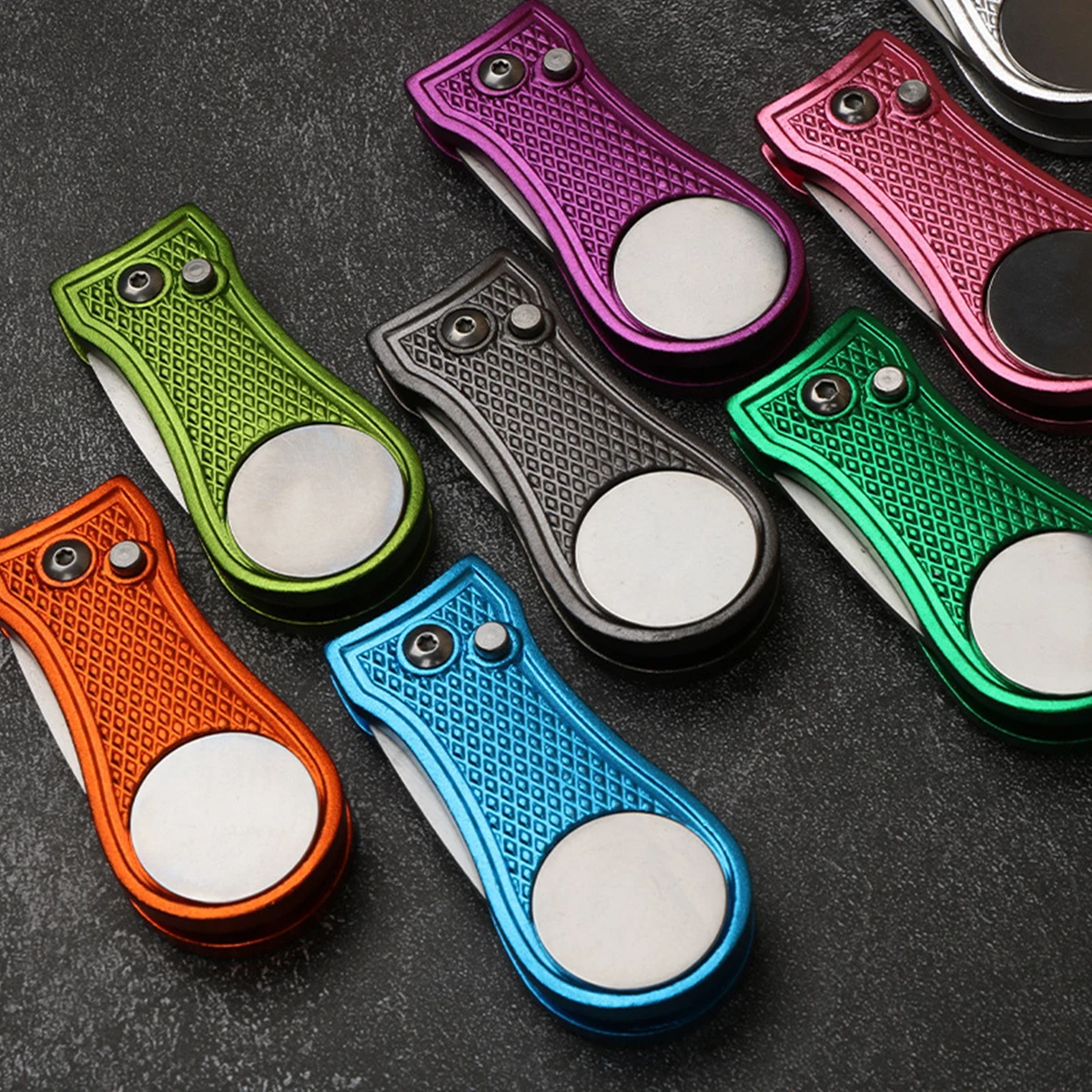 Metal Golf Divot Repair Tool Ball Markers 1