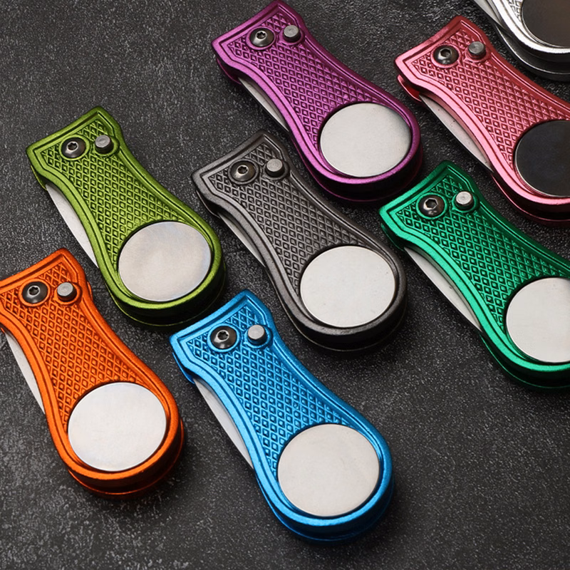 Metal Golf Divot Repair Tool Ball Markers